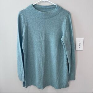 LOFT Cozy Blue Tunic Sweater